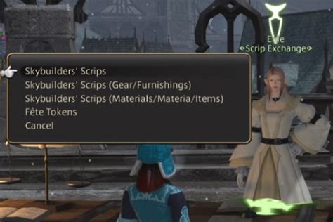 Well it's actually pretty clean. . Ff14 skybuilders scrip farming